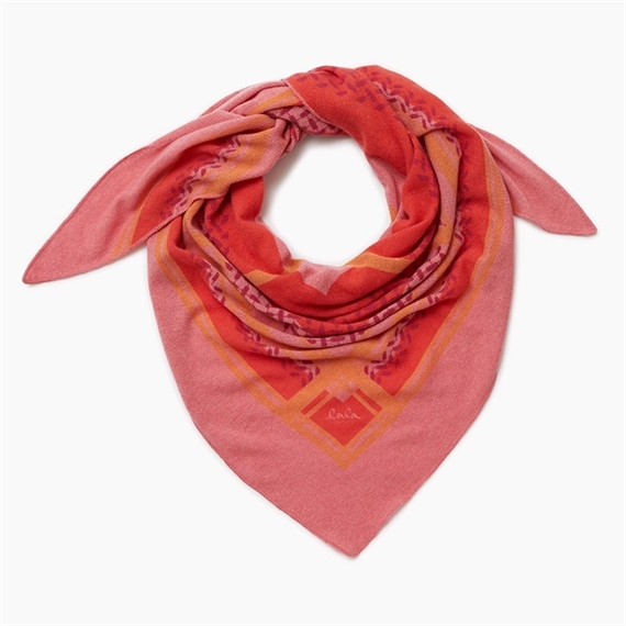 Lala Berlin Triangle Double Heritage M, Rosa/Orange